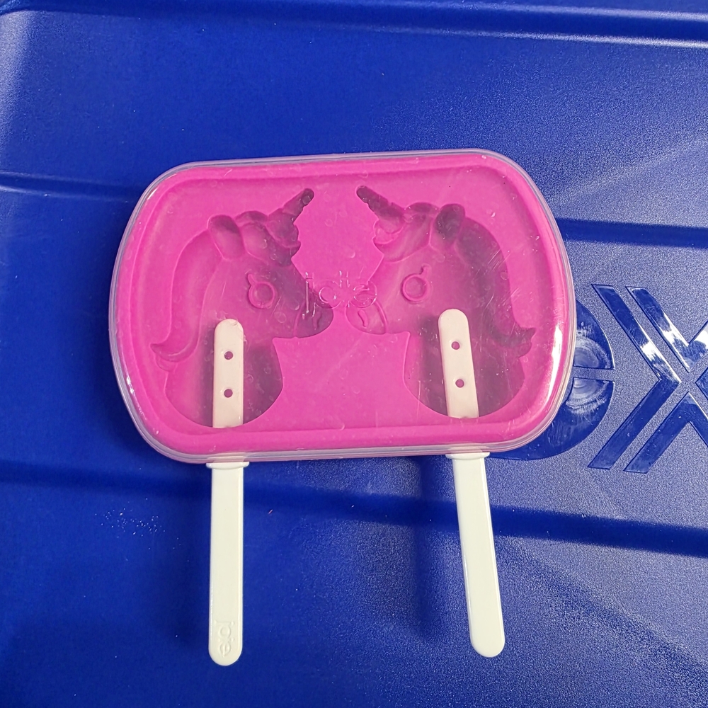 Jolie Pink Unicorn Twin Popsicle Mold